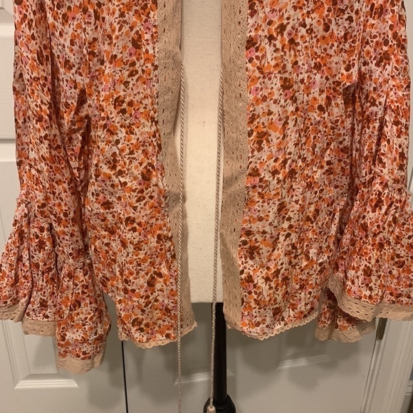 Anthropologie Nalini Originals Open Front Kimono Top - Picture 3 of 10
